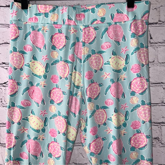 Simply Southern Pastel Pull On Capri Leggings Plus Size‎ XXL - Picture 3 of 4